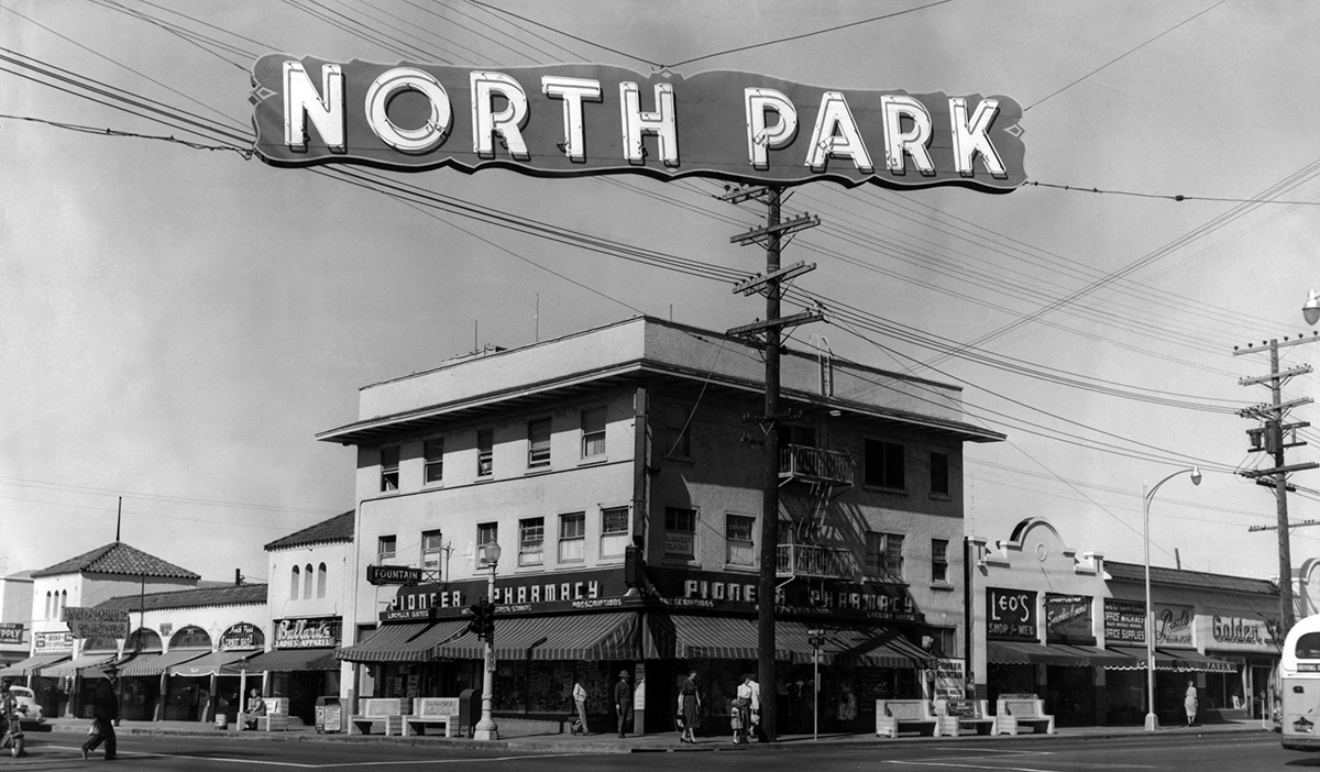 Stevens Hartley and sign 1953